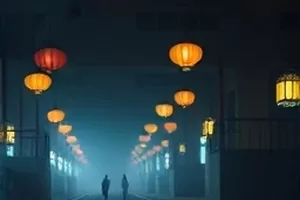 轨道尽头空间站舷窗外地球弧光的科幻画面